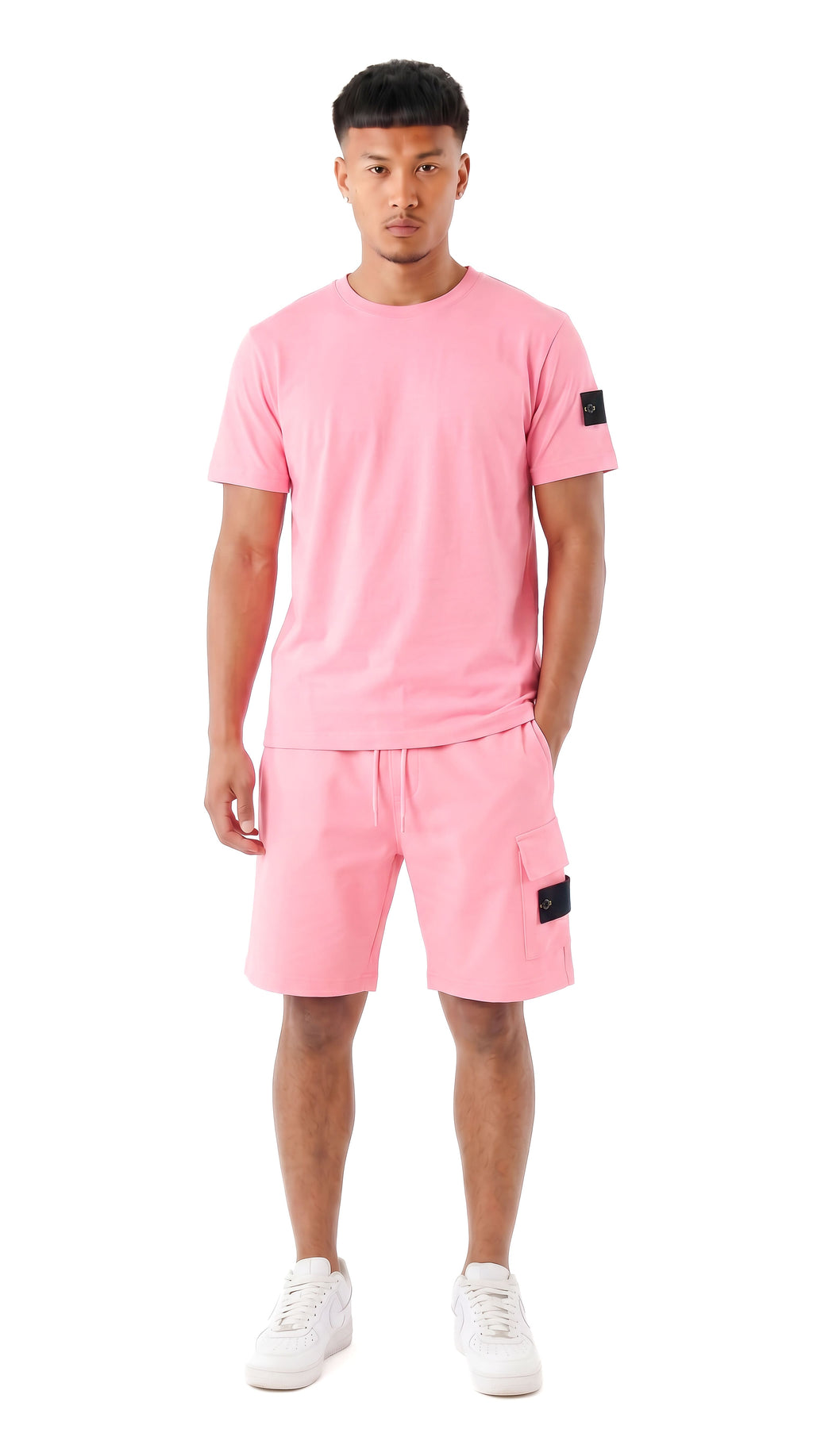 Ensemble Short/T-shirt Neo – Rose - vue 1