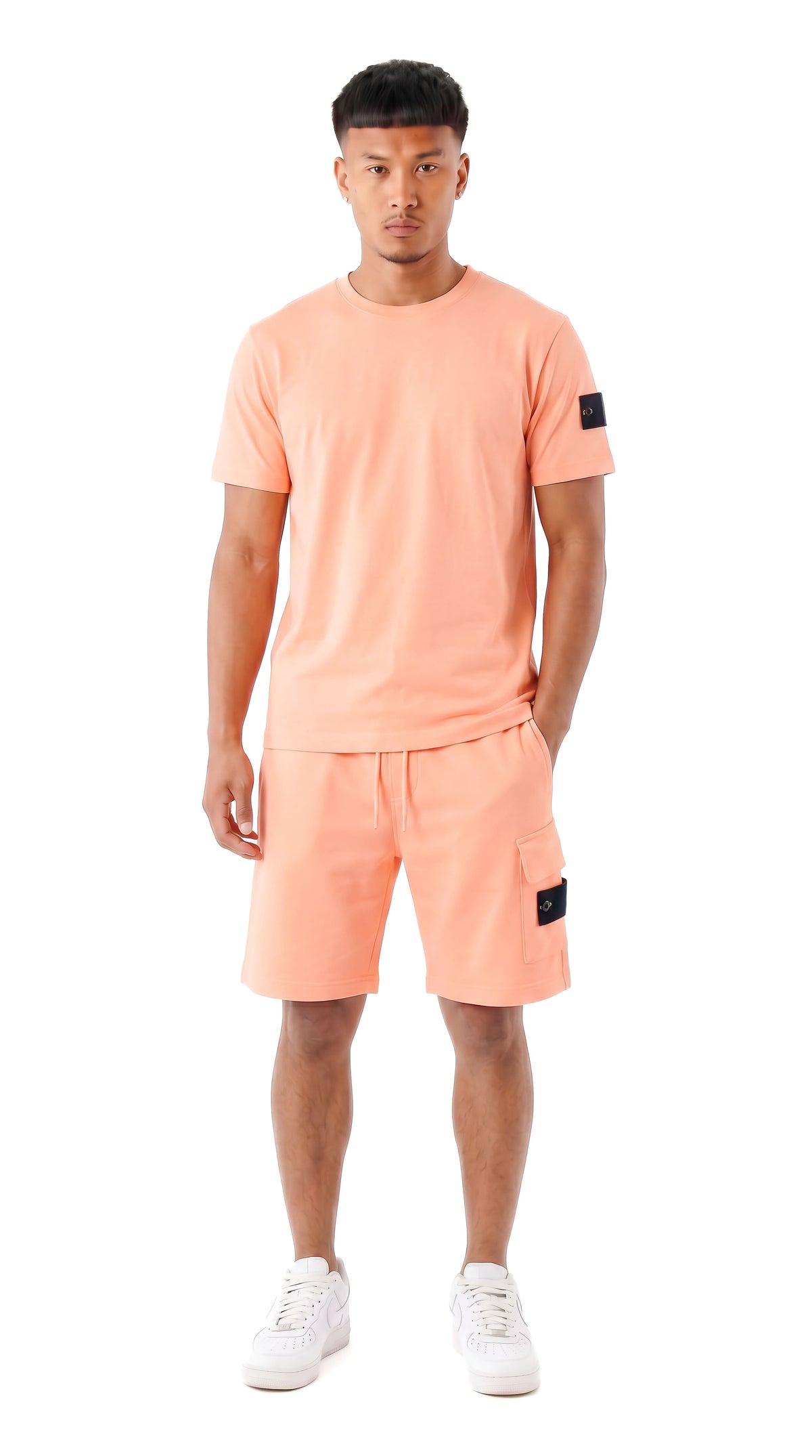 Ensemble Short/T-shirt Neo – Salmon - vue 1