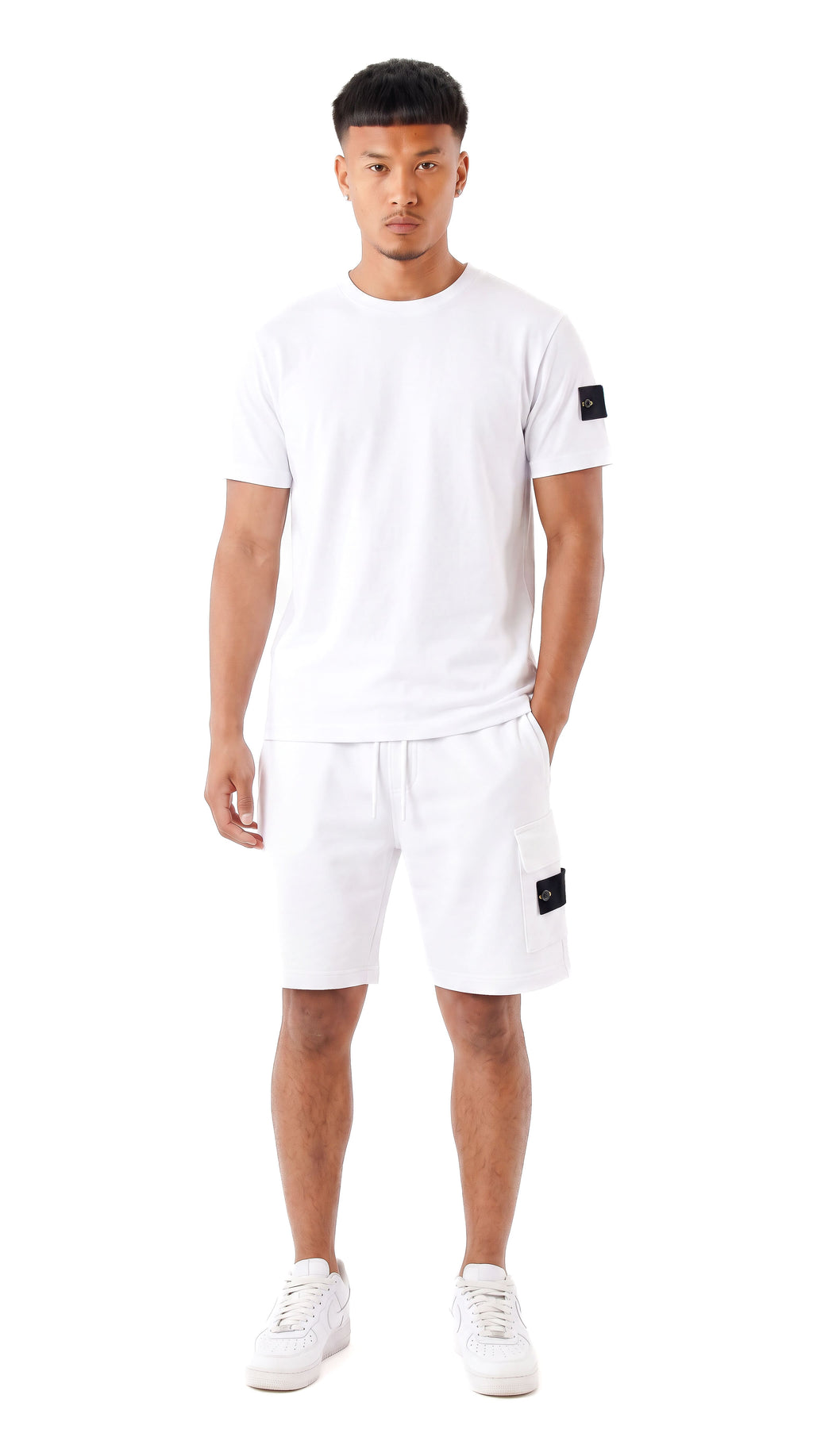 Ensemble Short/T-shirt Neo – Blanc - vue 1