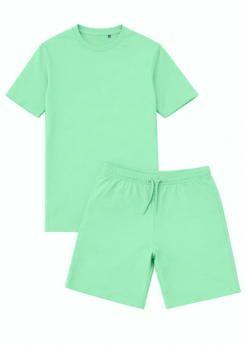 Ensemble Short/T-shirt Morpheus – LT Green - vue 2
