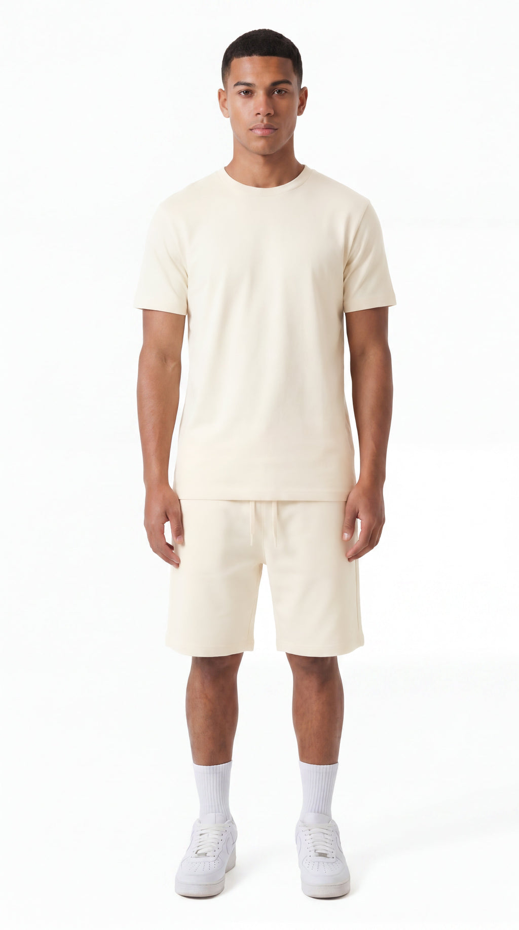 Ensemble Short/T-shirt Morpheus – Blanc - vue 1