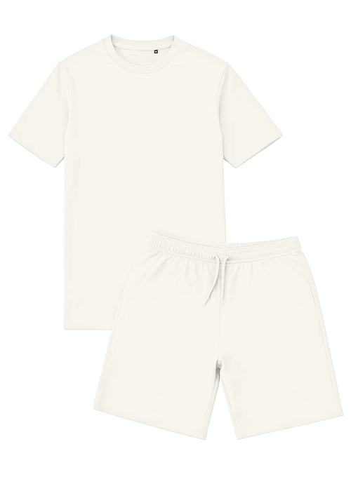 Ensemble Short/T-shirt Morpheus – Blanc - vue 2