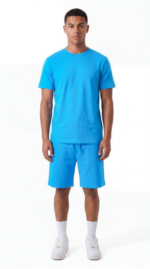 Ensemble Short/T-shirt Morpheus – Royal Bleu - vue 1
