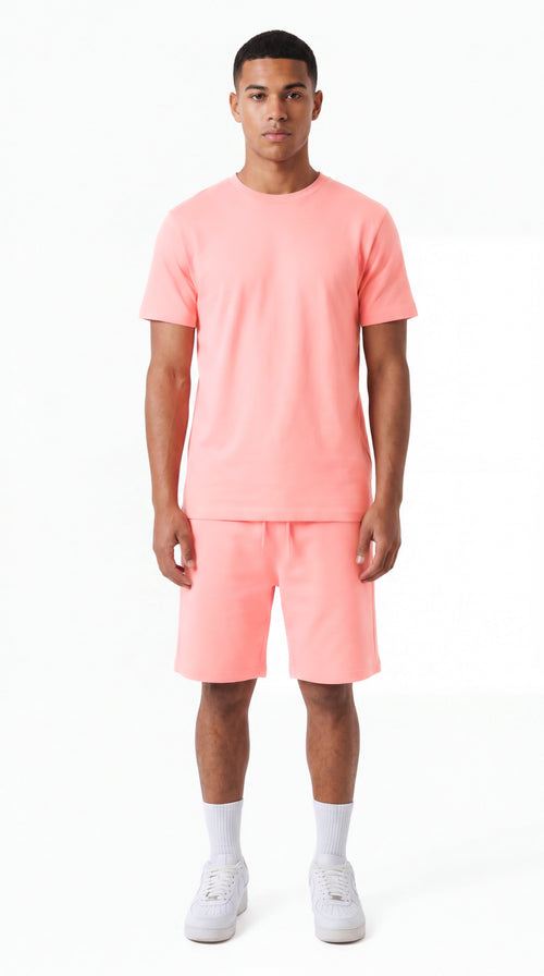 Ensemble Short/T-shirt Morpheus – Rose - vue 1