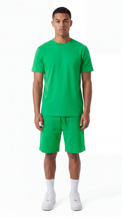 Ensemble Short/T-shirt Morpheus – Vert - vue 1