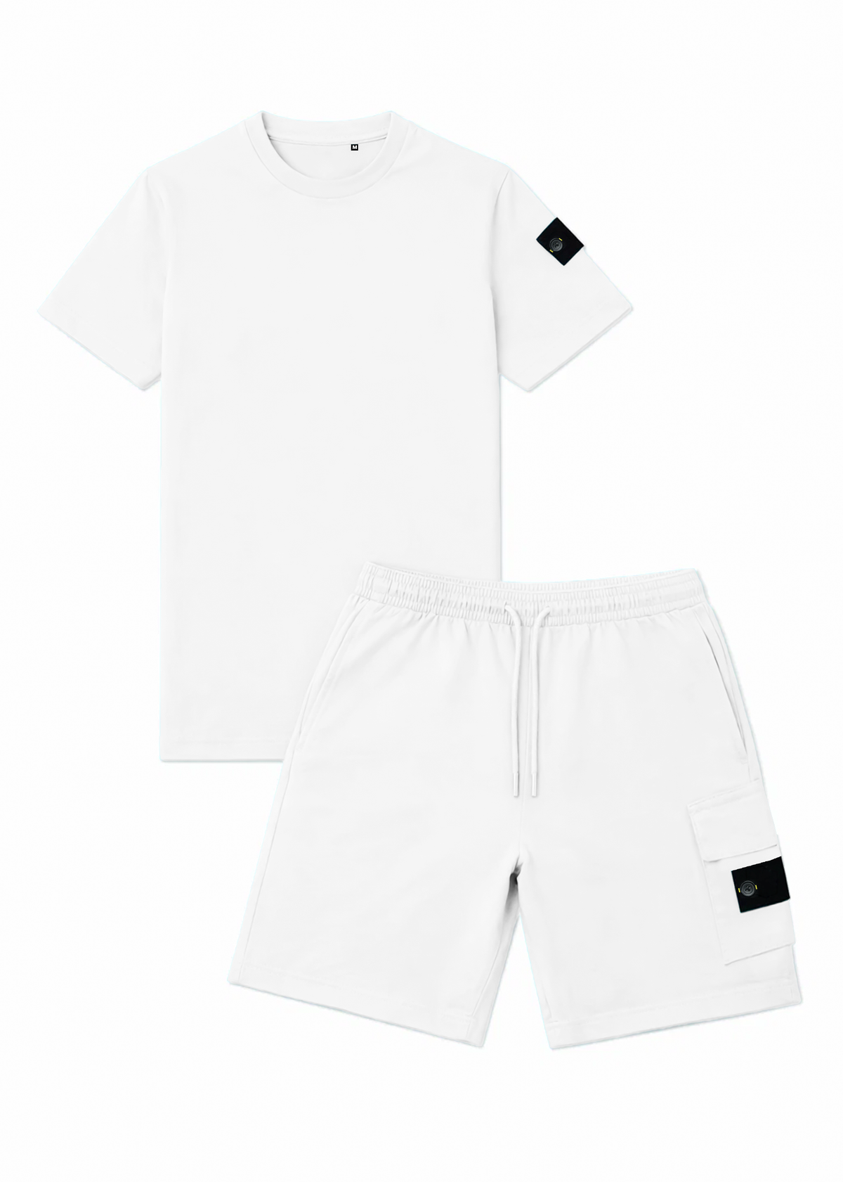 Ensemble Short/T-shirt Neo – Blanc - vue 2