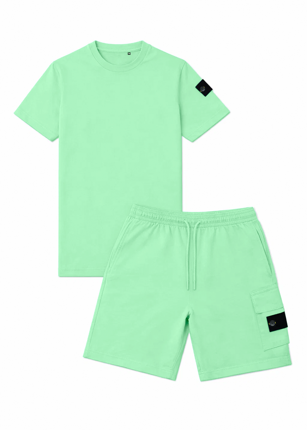 Ensemble Short/T-shirt Neo – LT Green - vue 2
