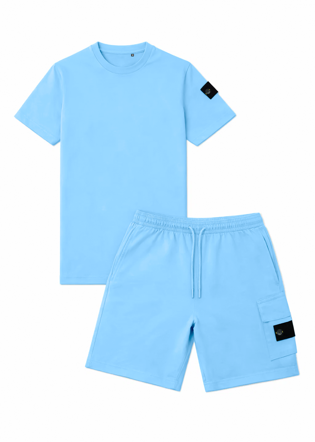 Ensemble Short/T-shirt Neo – Bleu - vue 2