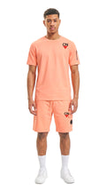 Ensemble Short/T-shirt Trinity – Salmon - vue 1