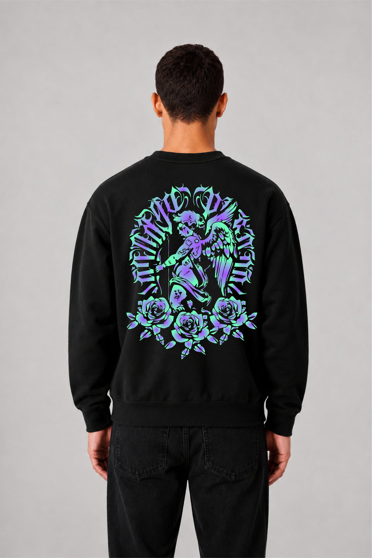 Sweat graphique HEART 02 - vue 1