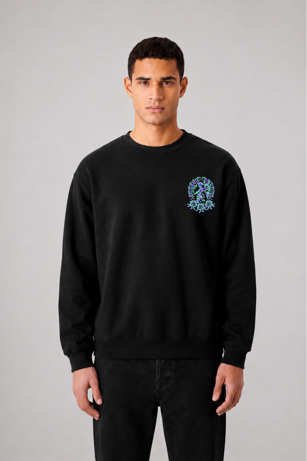 Sweat graphique HEART 02 - vue 2