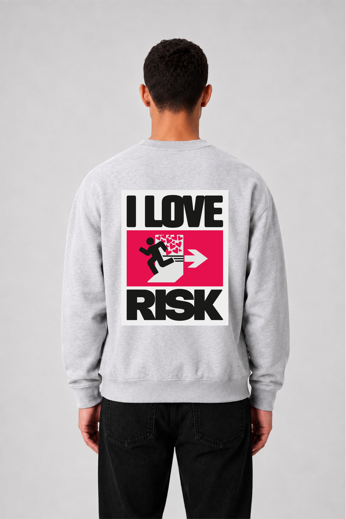 Sweat graphique HEART 01 - vue 3