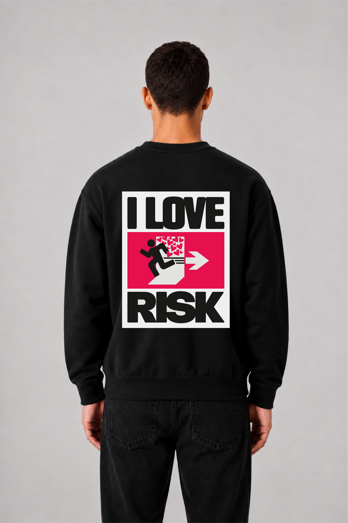 Sweat graphique HEART 01 - vue 1