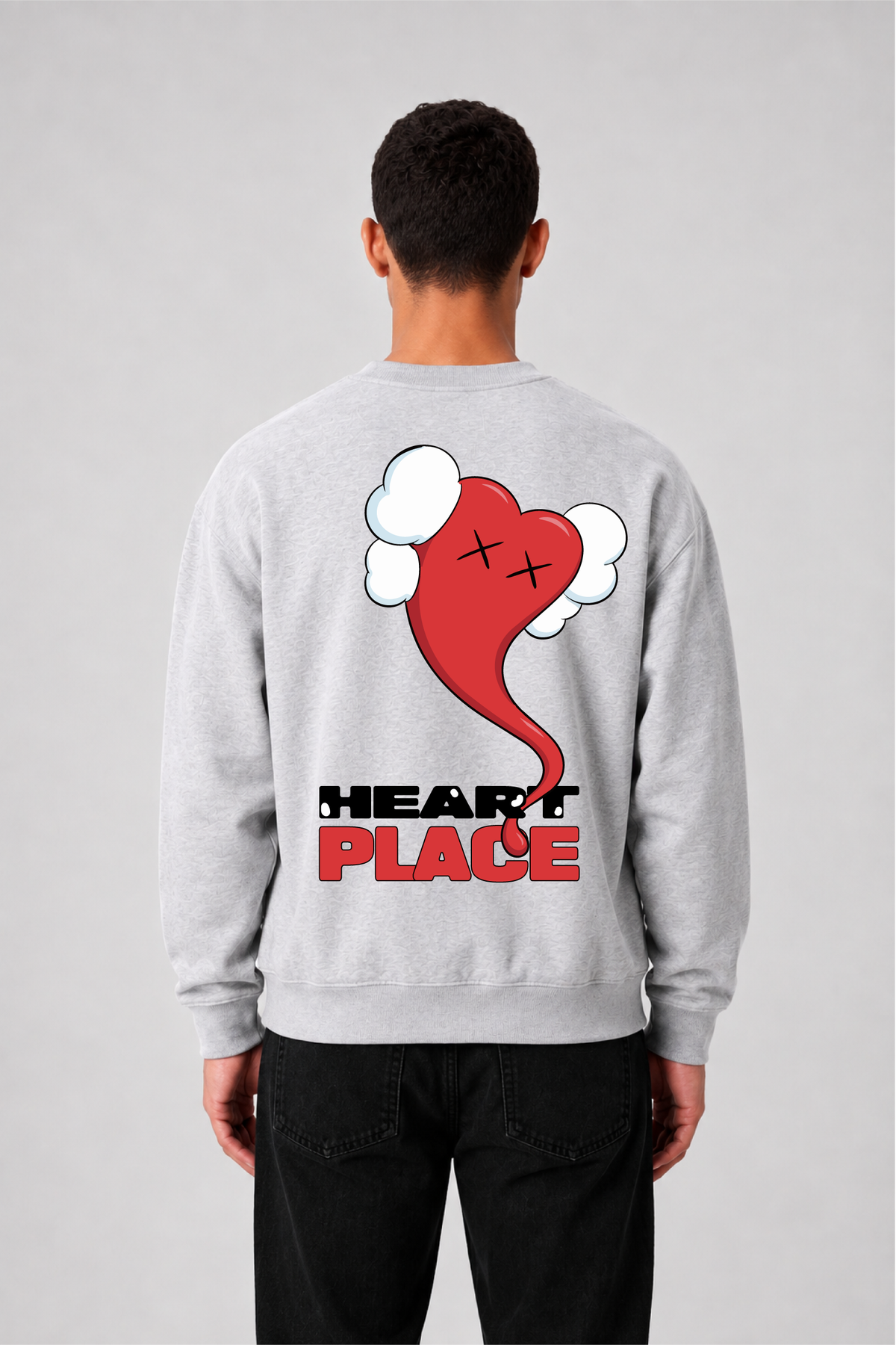 Sweat graphique HEART 03 - vue 5