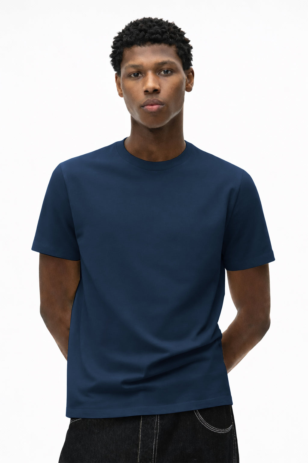 T-shirt PALMA 180 GSM – Gris Chiné - vue 7