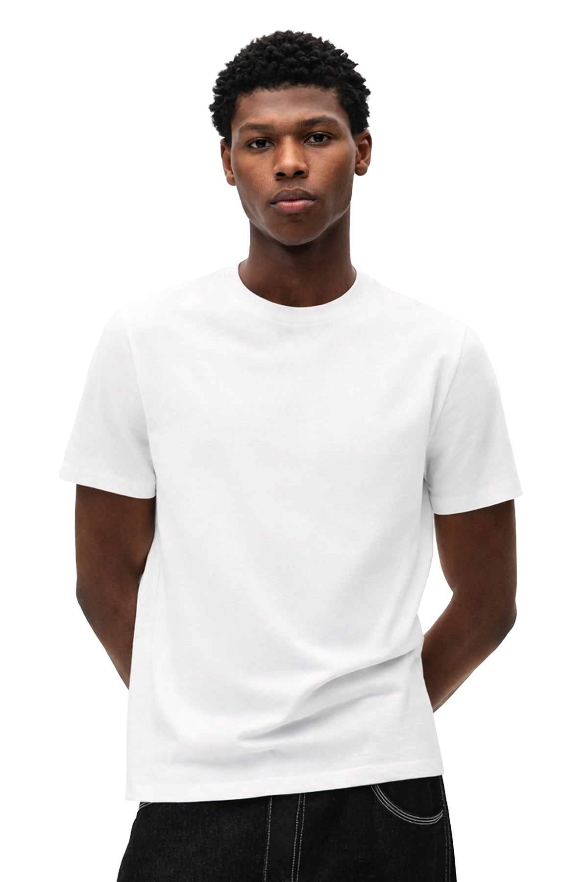 T-shirt PALMA 180 GSM – Noir - vue 3
