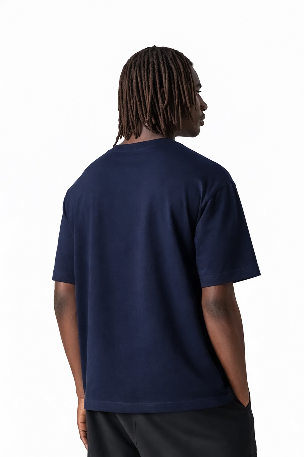 T-shirt KAIZE 310 GSM – Navy - vue 2