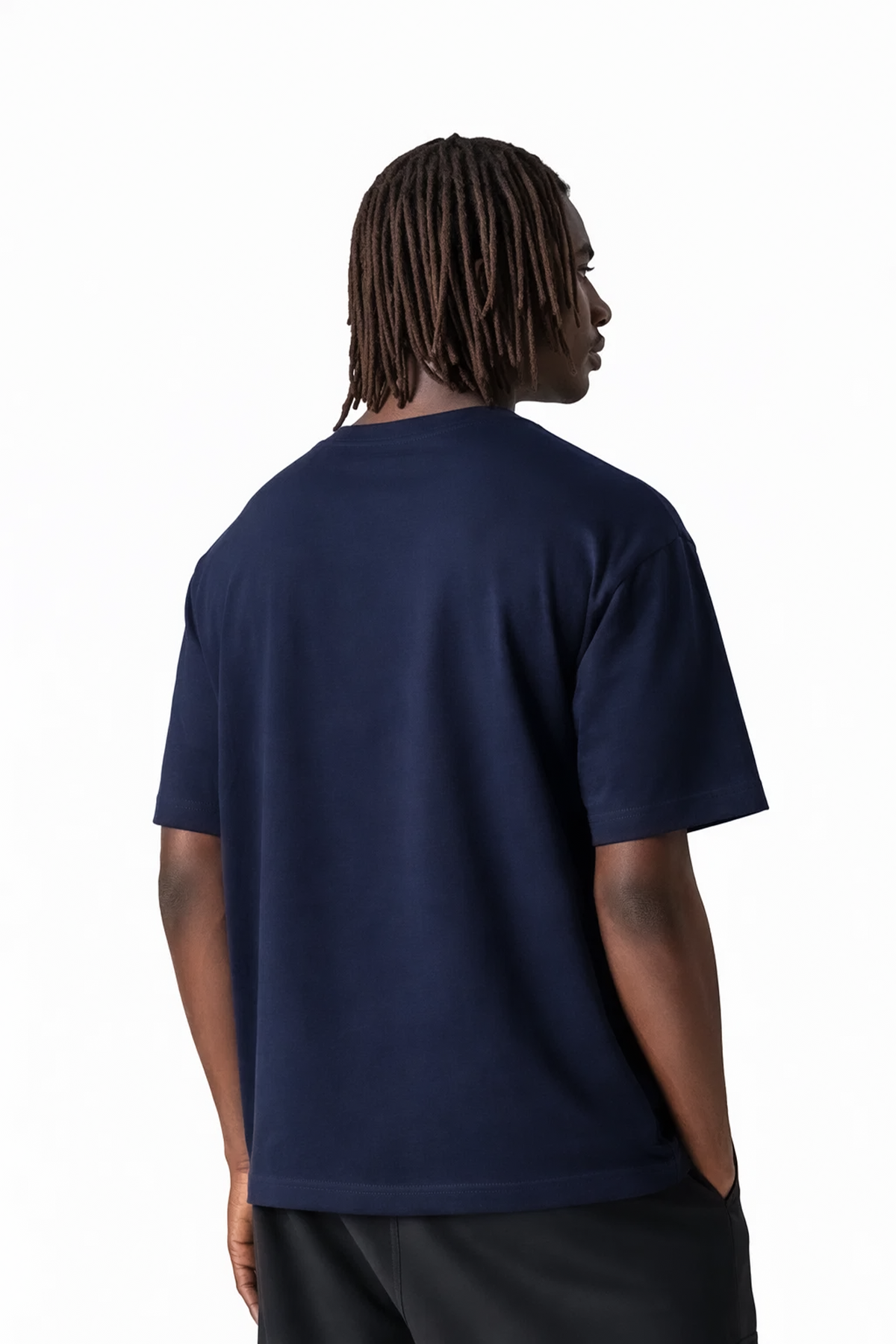 T-shirt KAIZE 310 GSM – Navy - vue 2