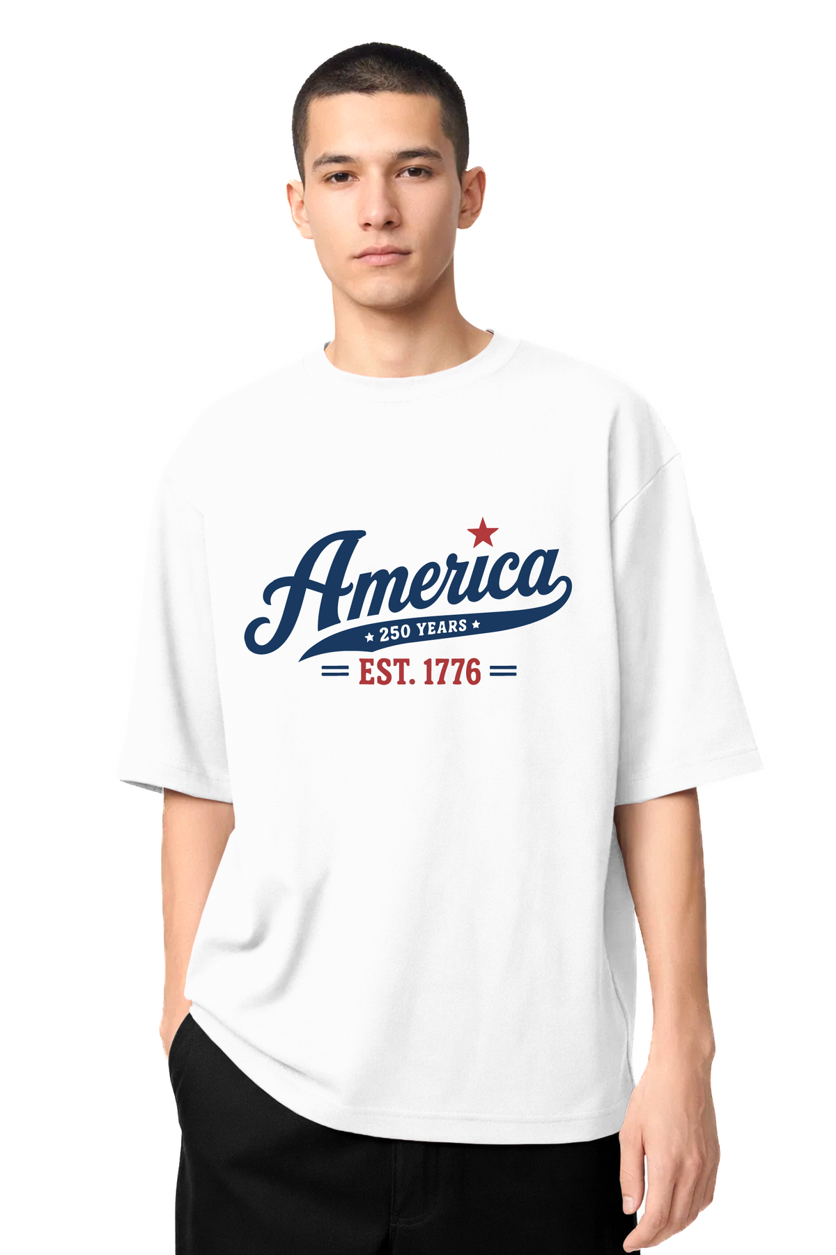 T-shirt Graphic USA 04 - vue 7