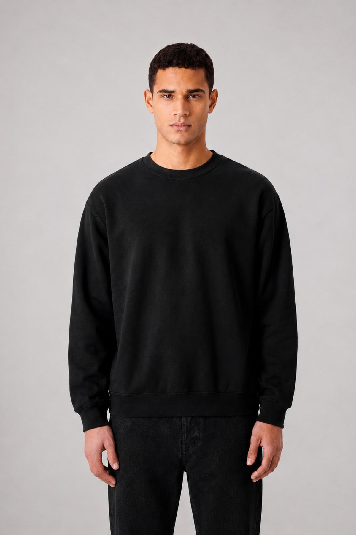 Sweat sans capuche MAZE Noir - vue 1
