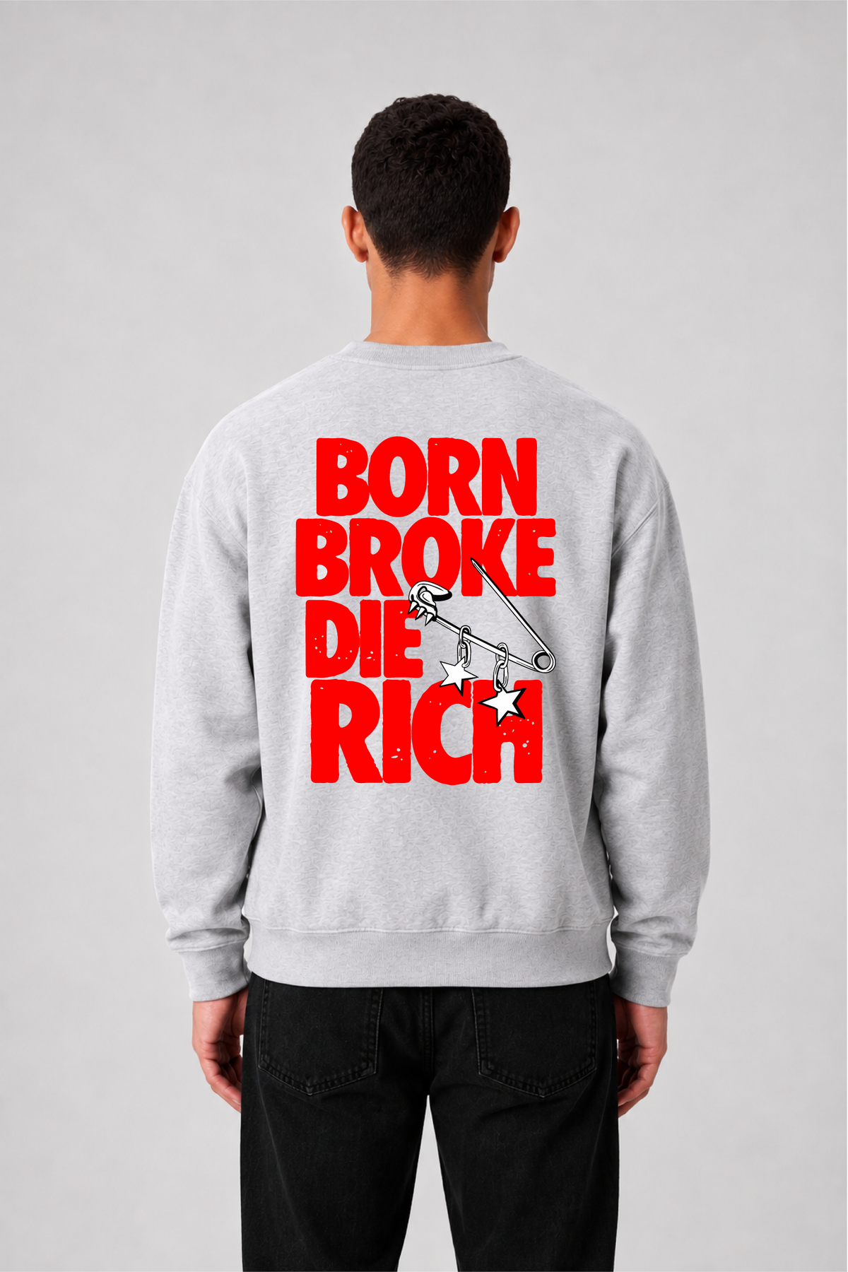 Sweat graphique WORDS 04 - vue 1