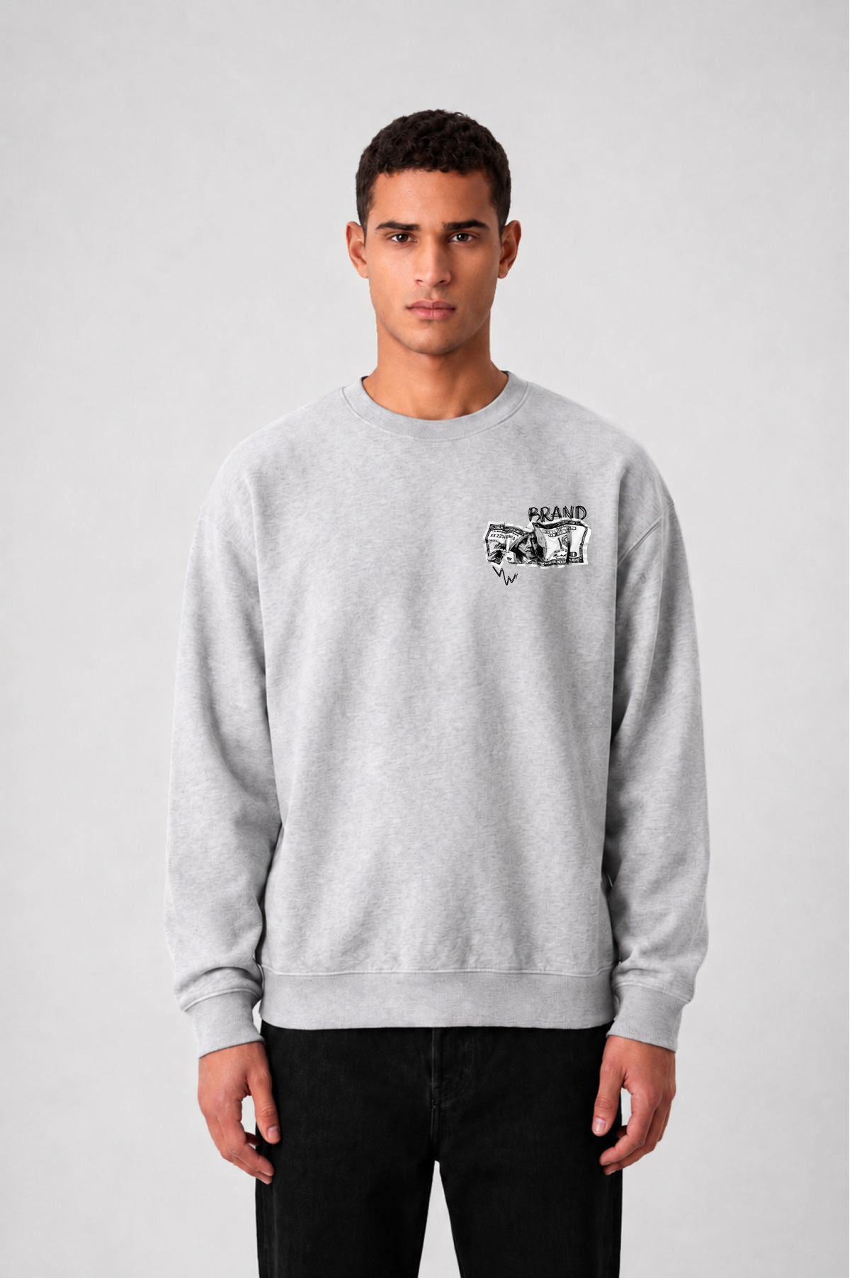 Sweat graphique MONEY 01 - vue 4