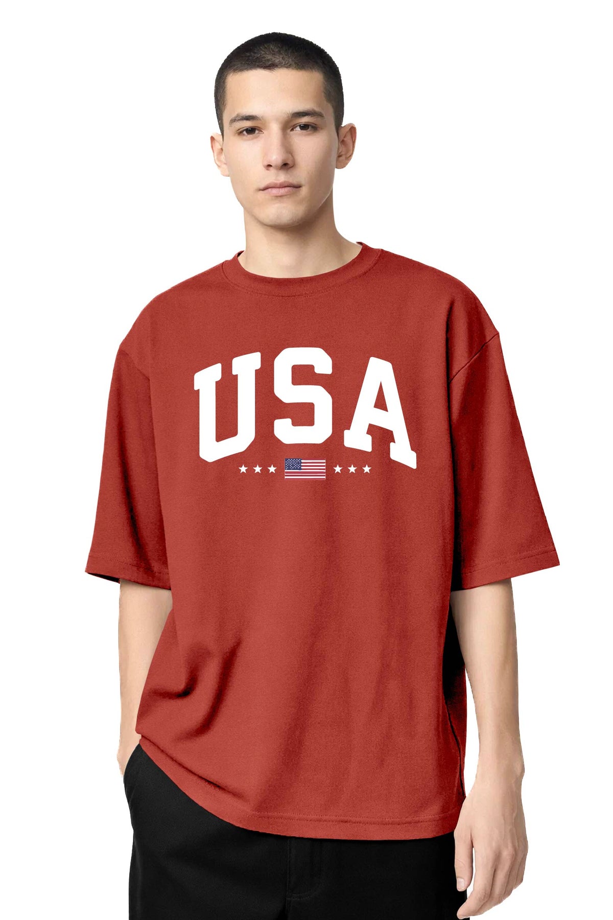 T-shirt Graphic USA 02 - vue 1