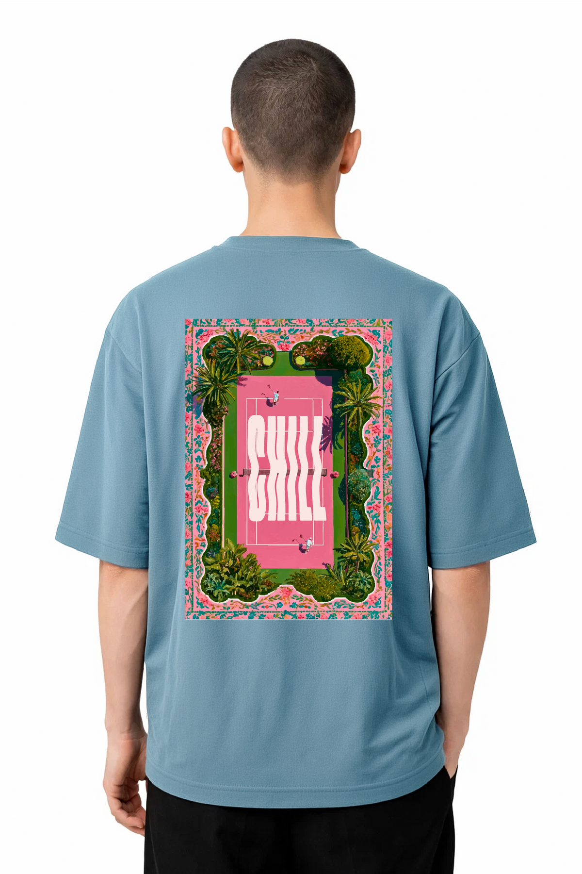 T-shirt Graphic Chill Out 03 - vue 5