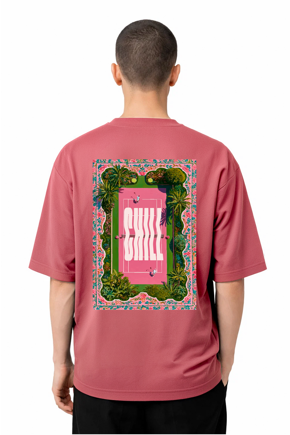 T-shirt Graphic Chill Out 03 - vue 7
