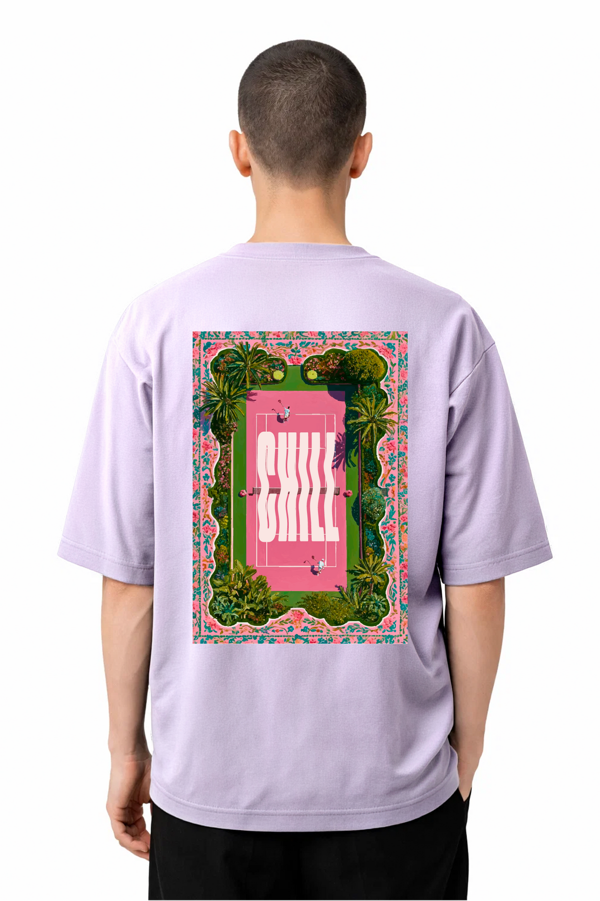 T-shirt Graphic Chill Out 03 - vue 9