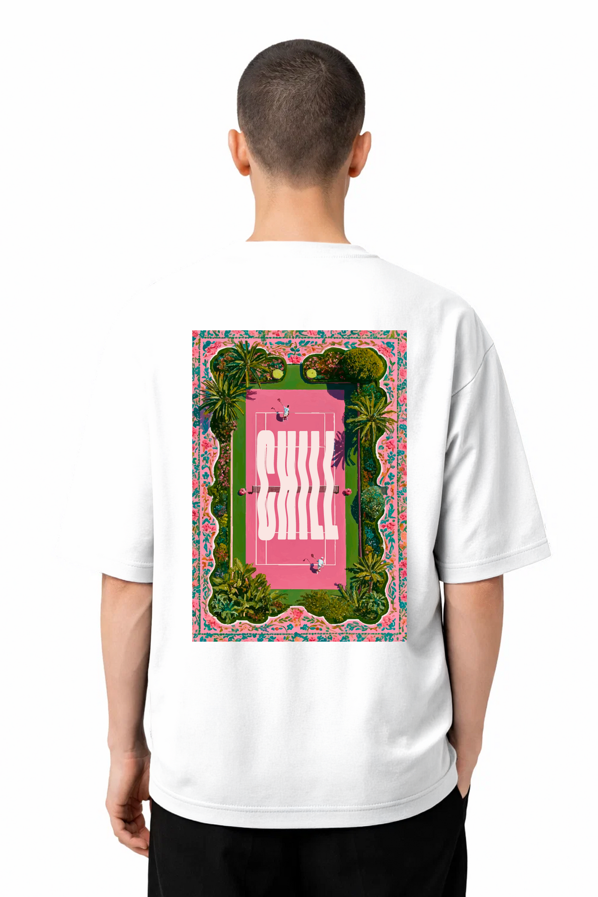 T-shirt Graphic Chill Out 03 - vue 11