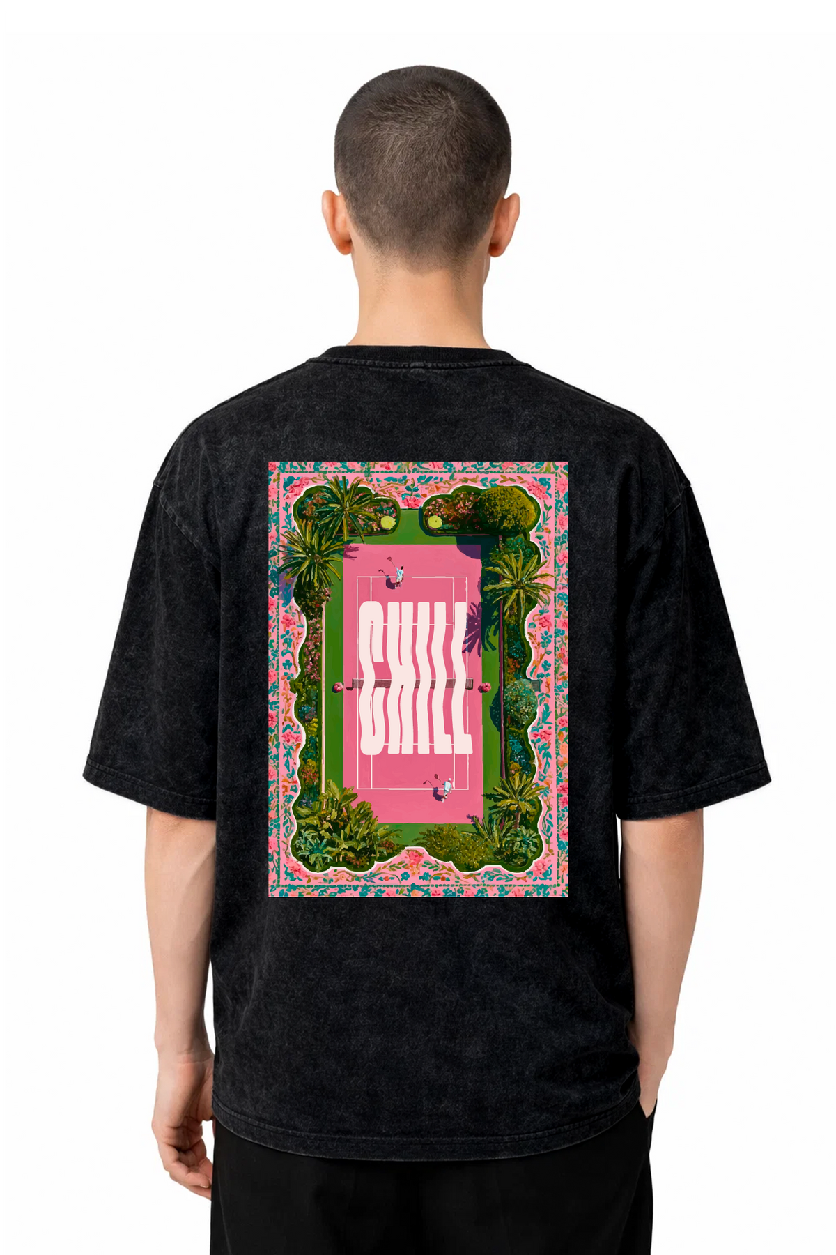 T-shirt Graphic Chill Out 03 - vue 13