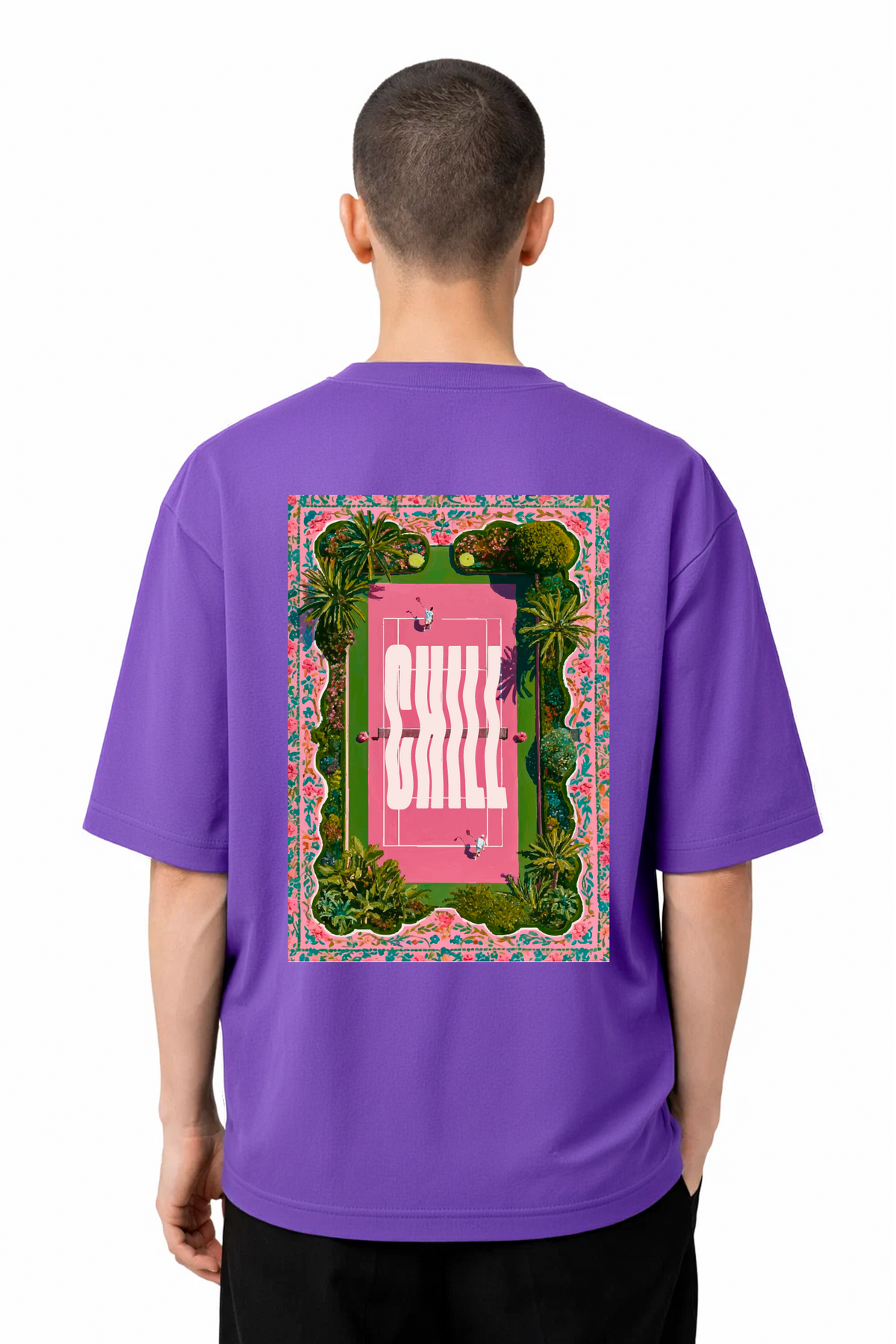 T-shirt Graphic Chill Out 03 - vue 23
