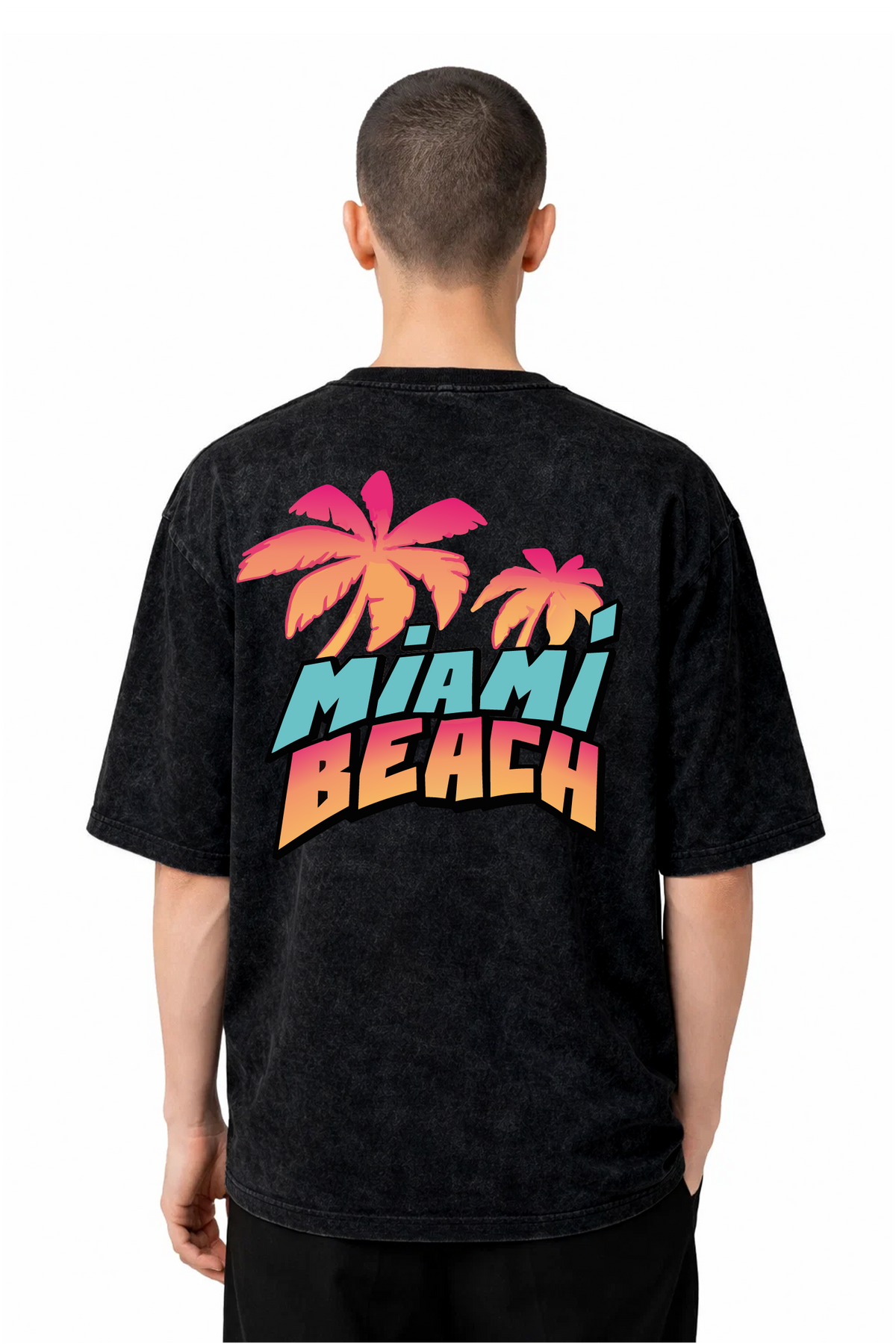 T-shirt Graphic Miami 01 - vue 3