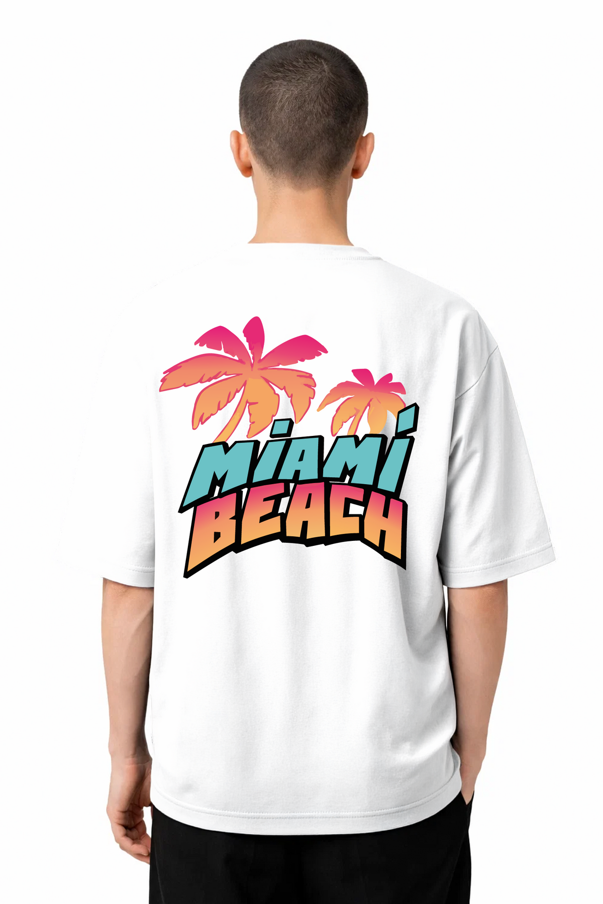 T-shirt Graphic Miami 01 - vue 5
