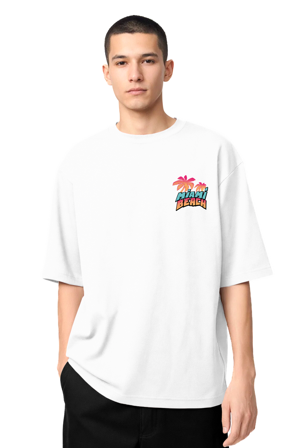 T-shirt Graphic Miami 01 - vue 6