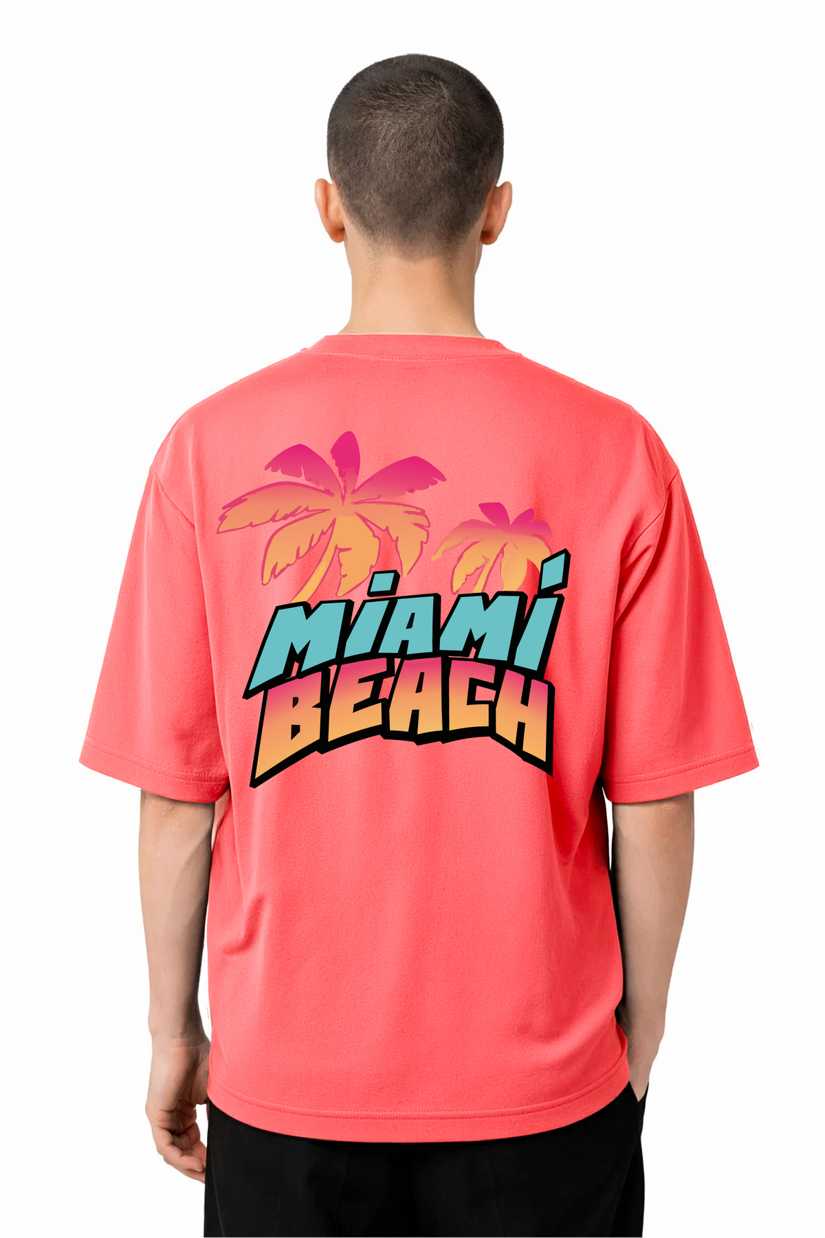 T-shirt Graphic Miami 01 - vue 7