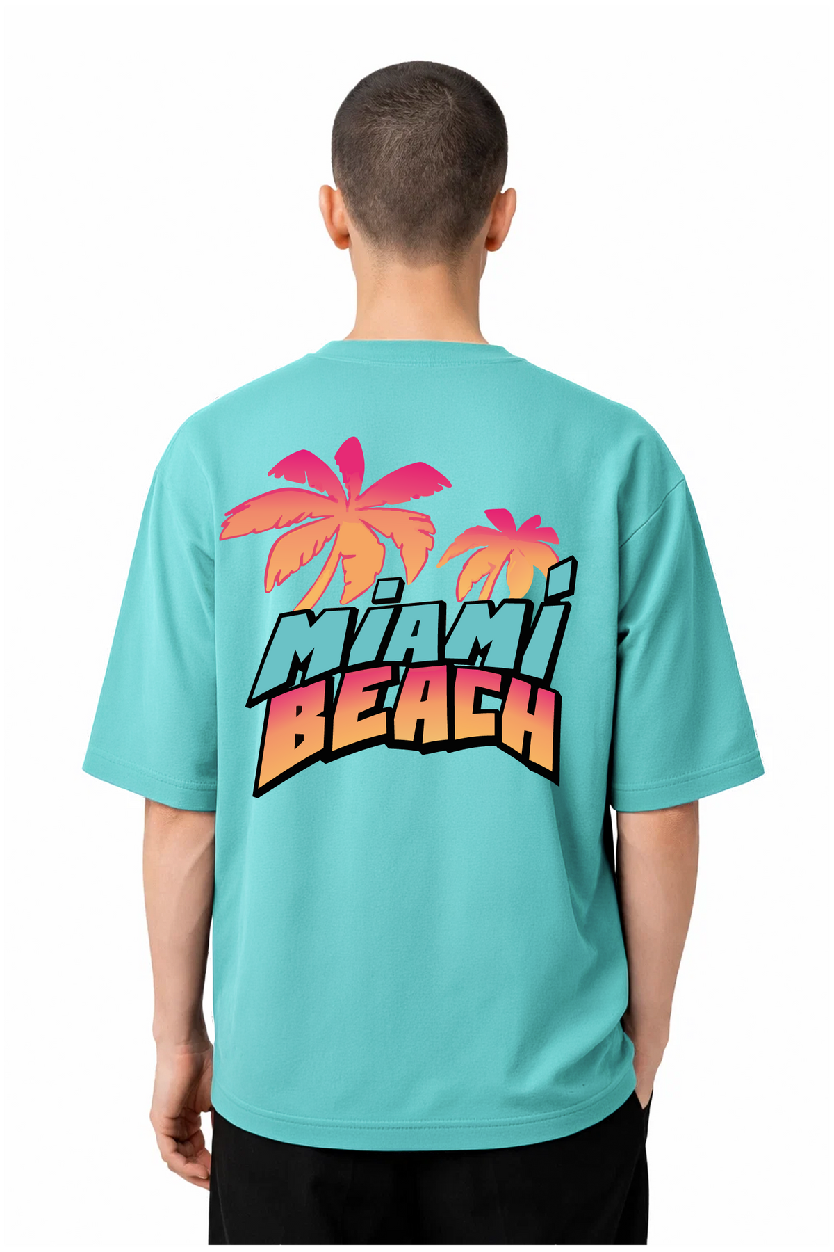 T-shirt Graphic Miami 01 - vue 9