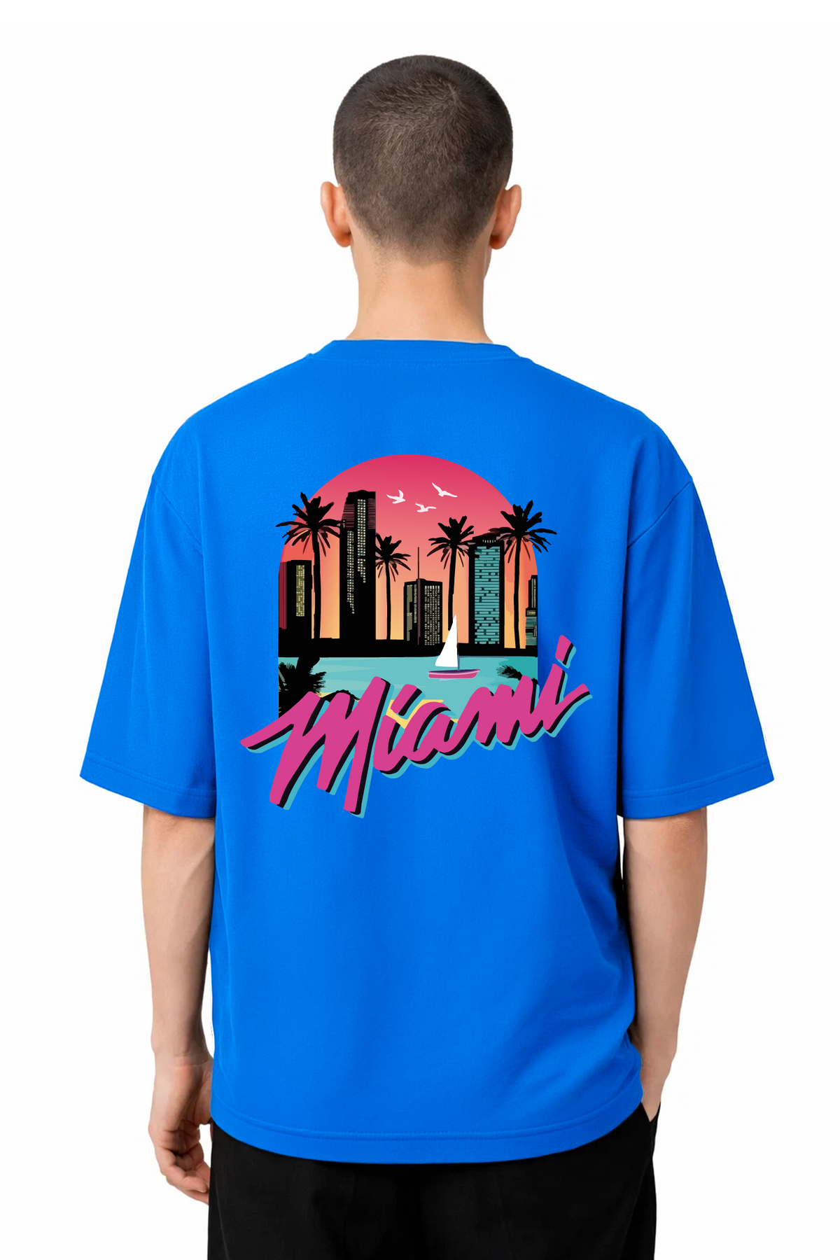 T-shirt Graphic Miami 03 - vue 5