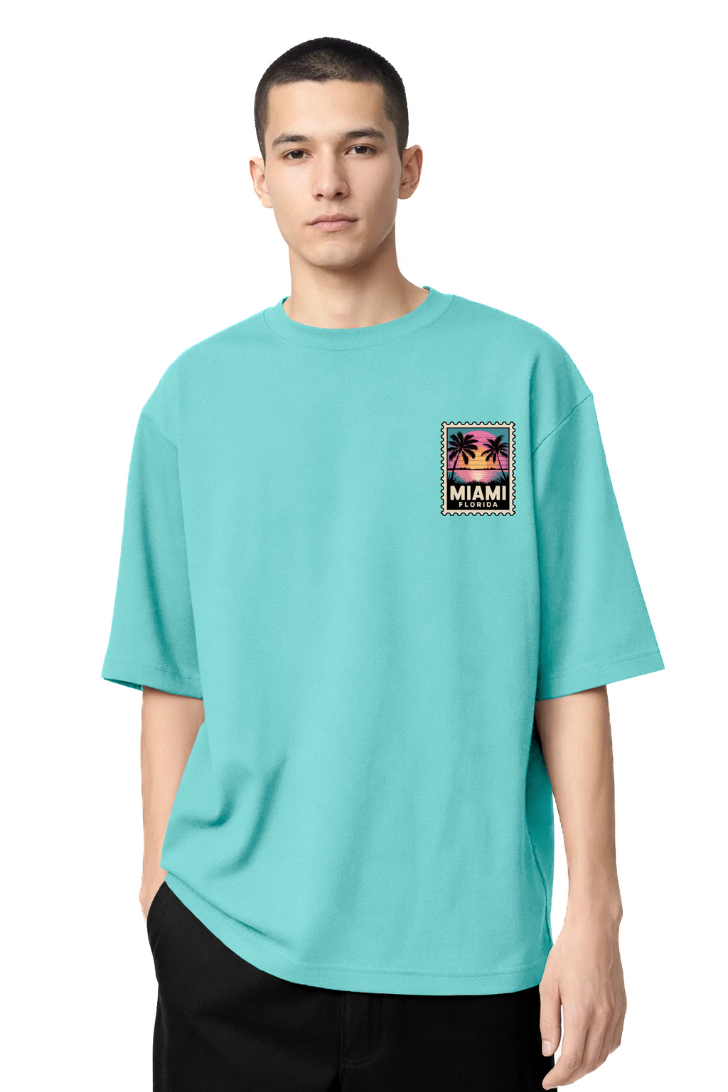 T-shirt Graphic Miami 02 - vue 10