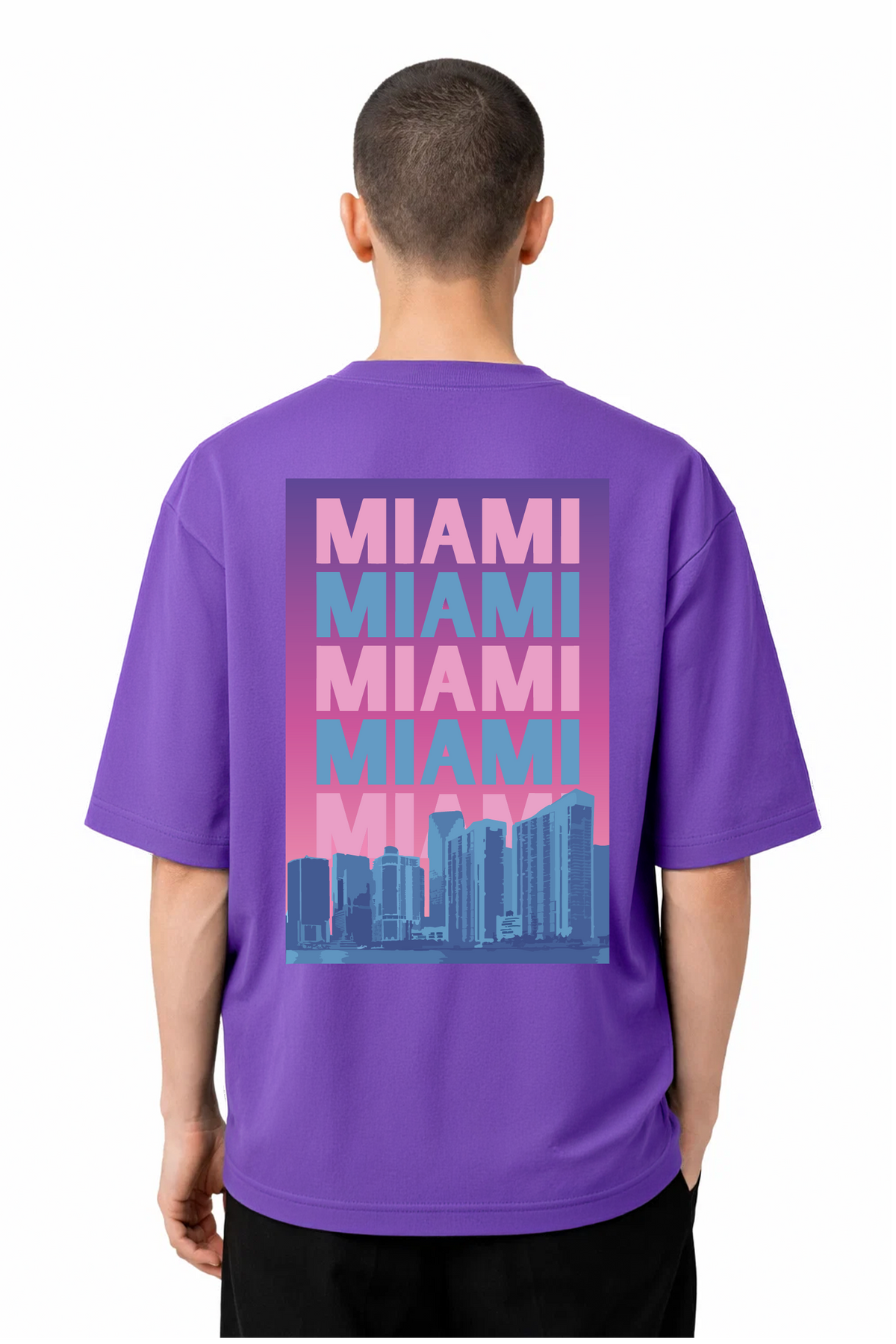 T-shirt Graphic Miami 04 - vue 5