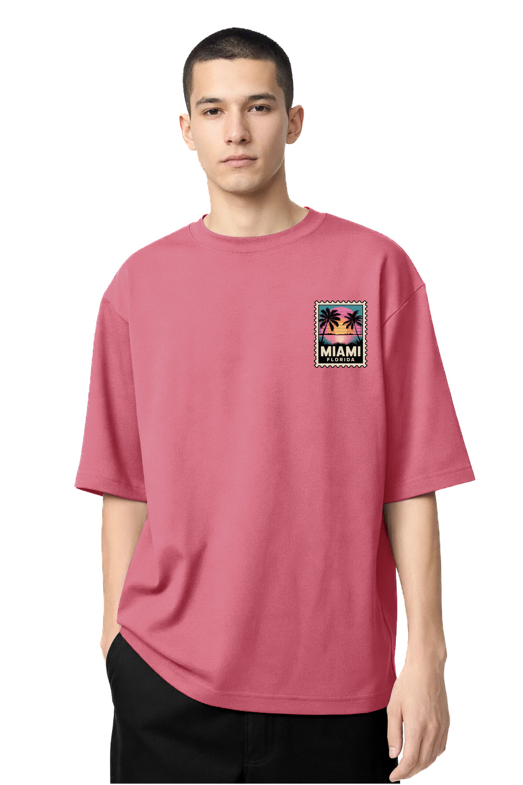 T-shirt Graphic Miami 02 - vue 4