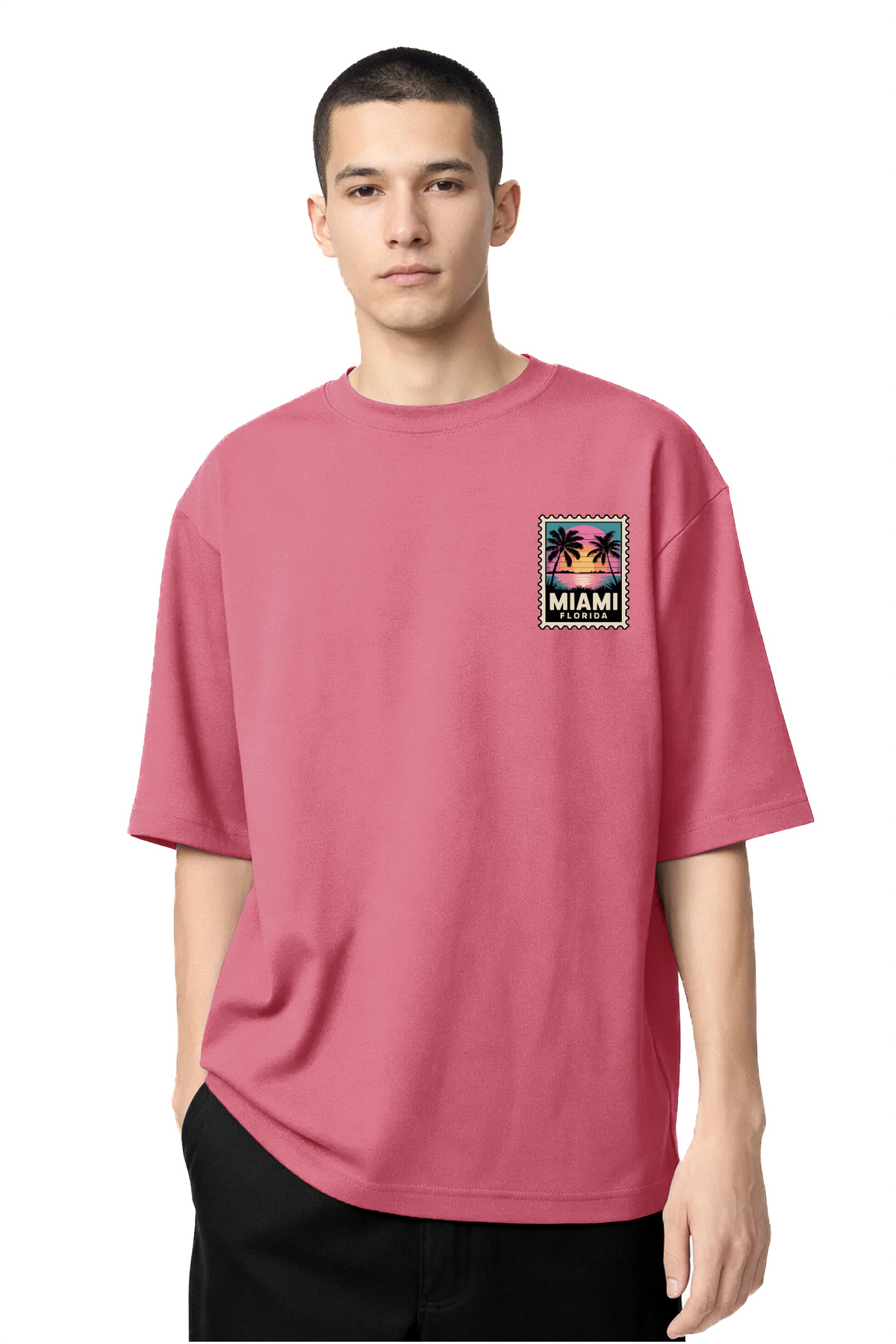 T-shirt Graphic Miami 02 - vue 4