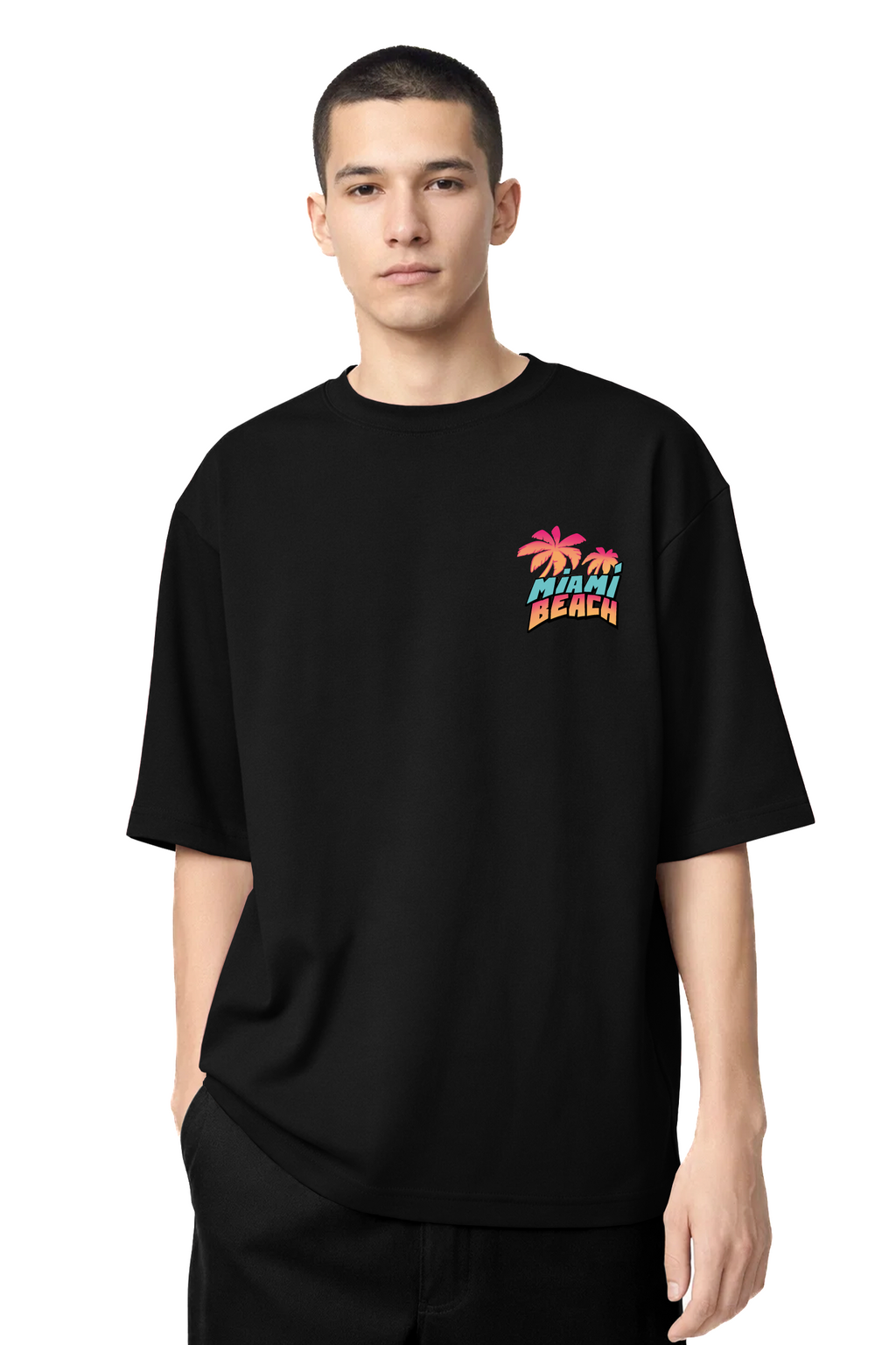 T-shirt Graphic Miami 01 - vue 18