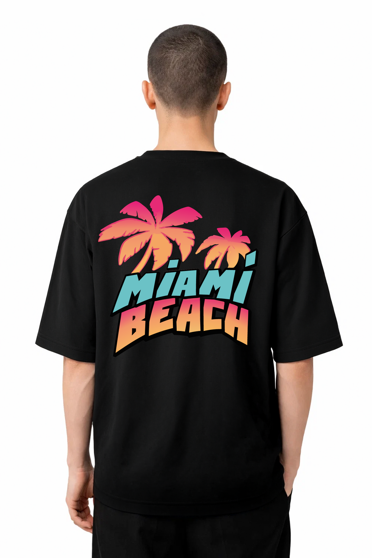 T-shirt Graphic Miami 01 - vue 17