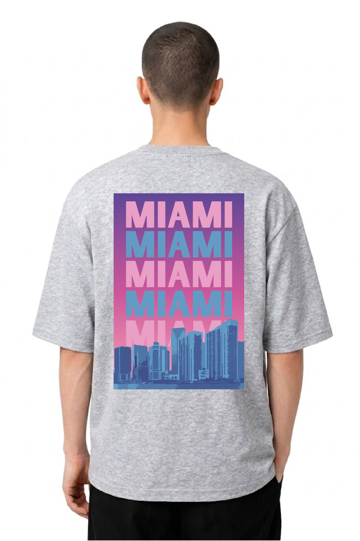 T-shirt Graphic Miami 04 - vue 11