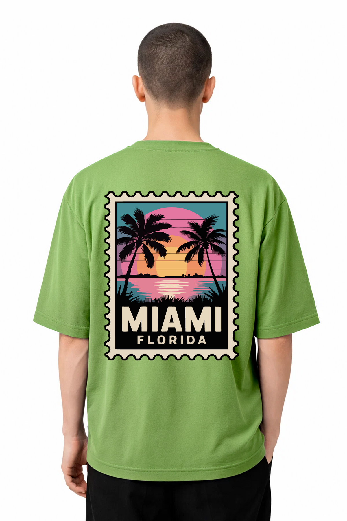 T-shirt Graphic Miami 02 - vue 11
