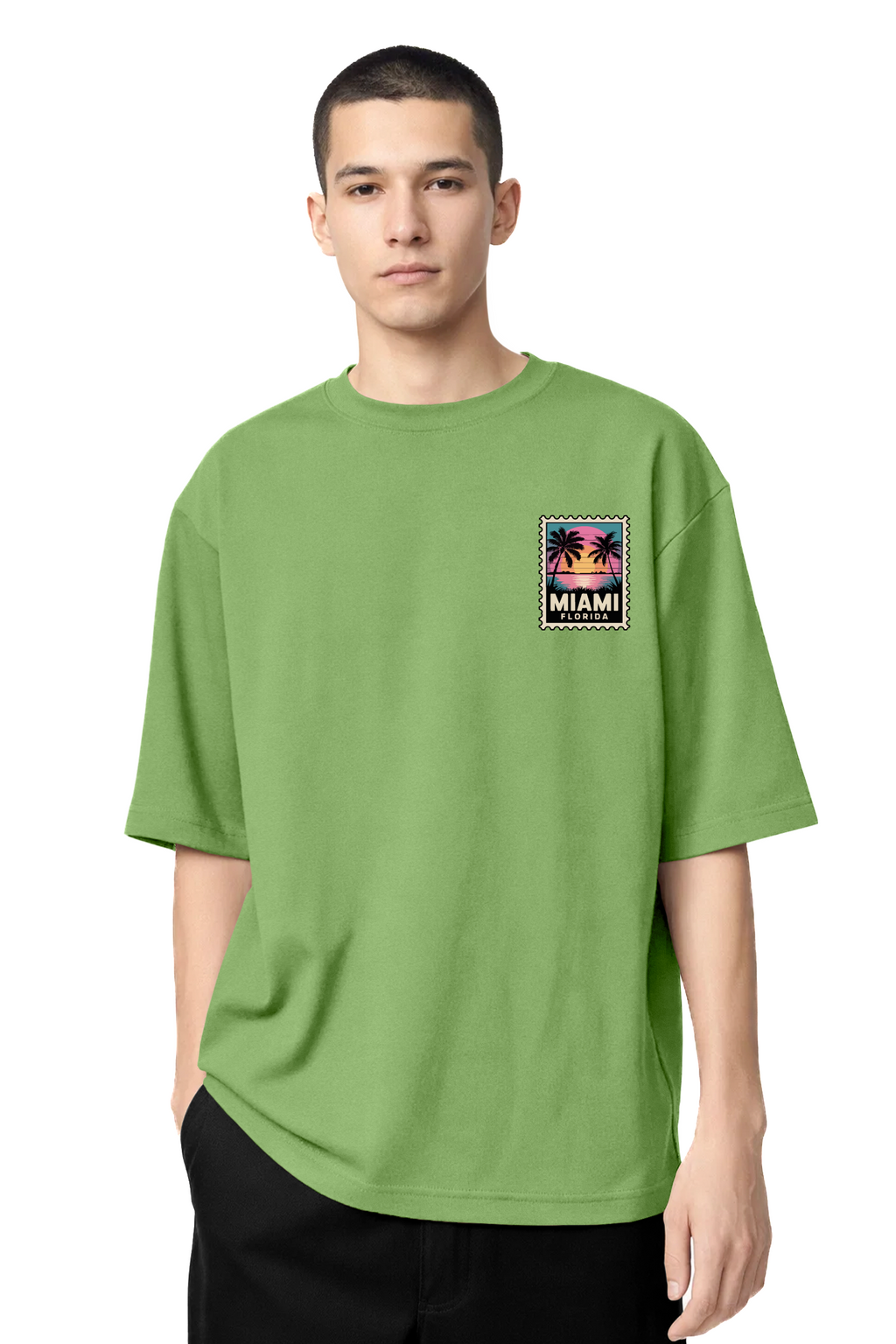 T-shirt Graphic Miami 02 - vue 12