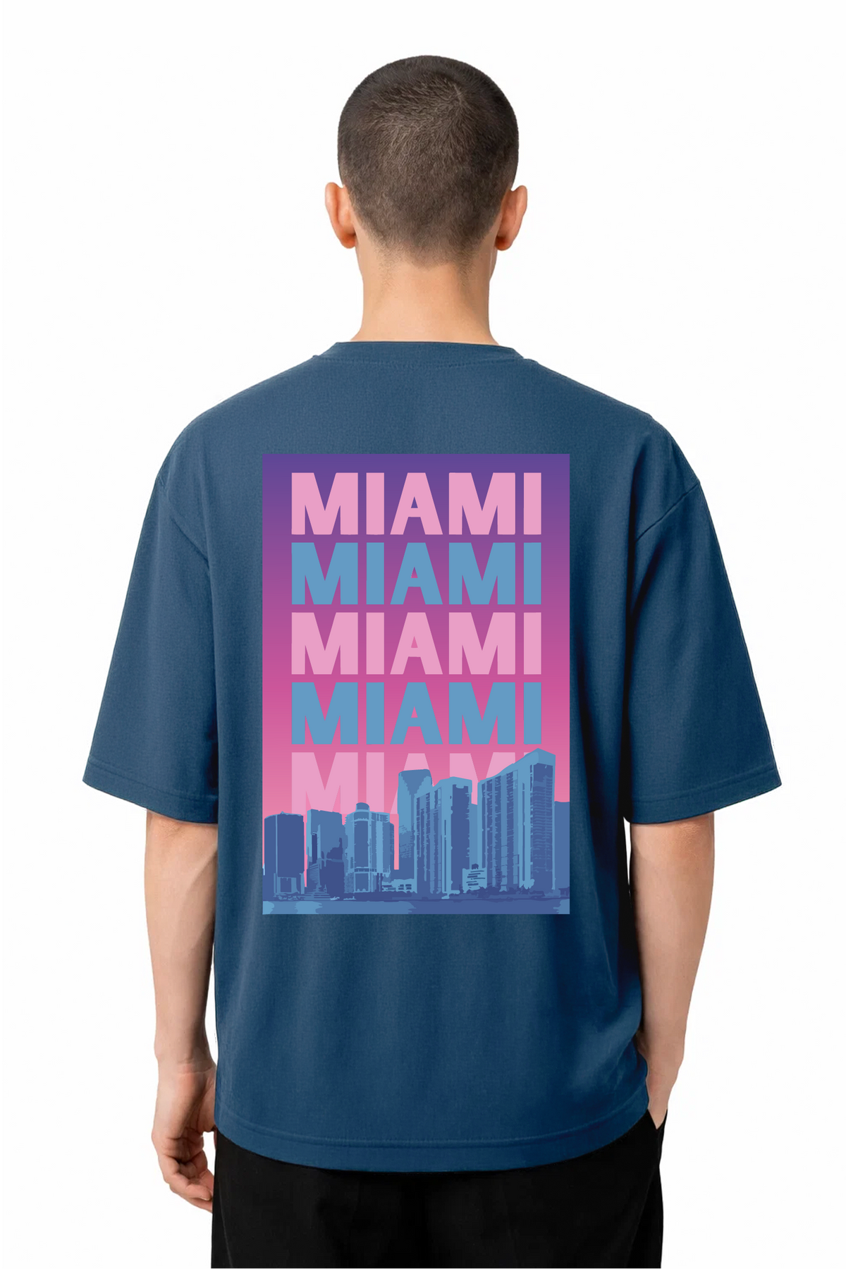 T-shirt Graphic Miami 04 - vue 13