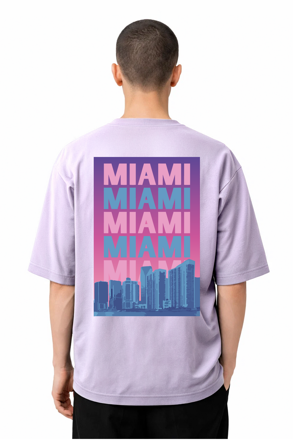 T-shirt Graphic Miami 04 - vue 1